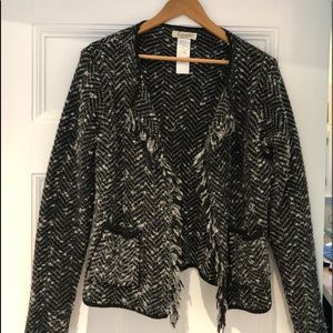 Wool blend cardigan